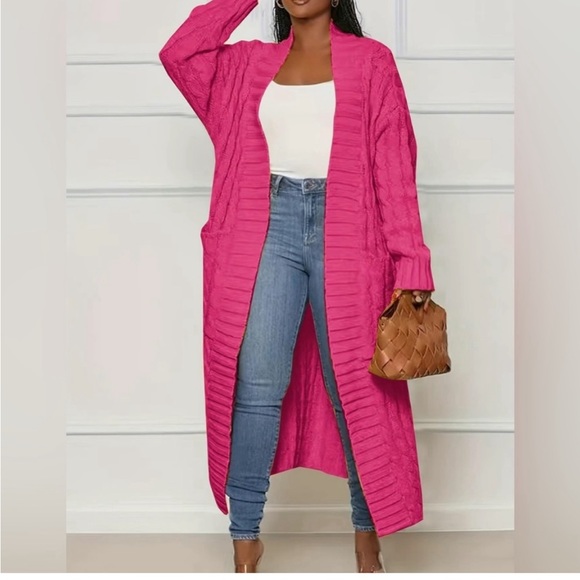 Yimansha Sweaters - NWT Women’s Soft Cable Knit Cardigan Size 3X